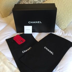 Chanel Shoe Box and dust bags